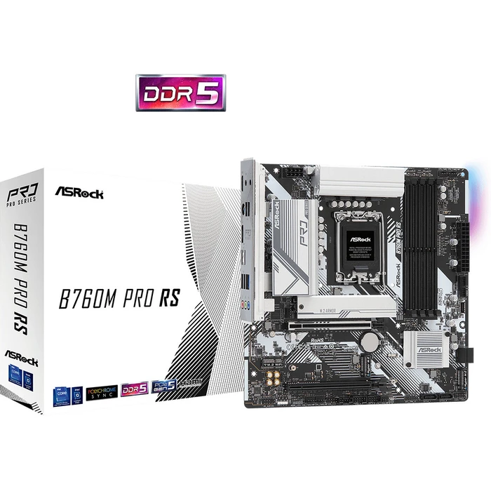 Motherboard ASRock B760M Pro RS 1700 mATX HDMI/DP DDR5