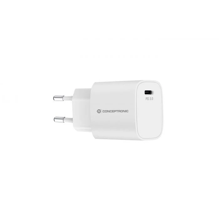 Φορτιστής Πρίζας Conceptronic 1Port 20W,1xUSB-C Desk PD ws