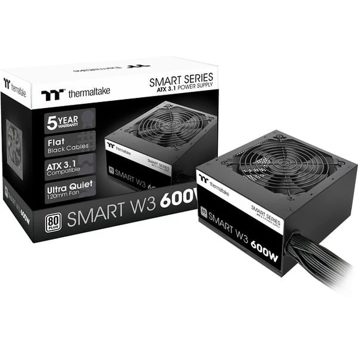 Τροφοδοτικό Thermaltake Smart W3 600W ATX3.1 80+ Black