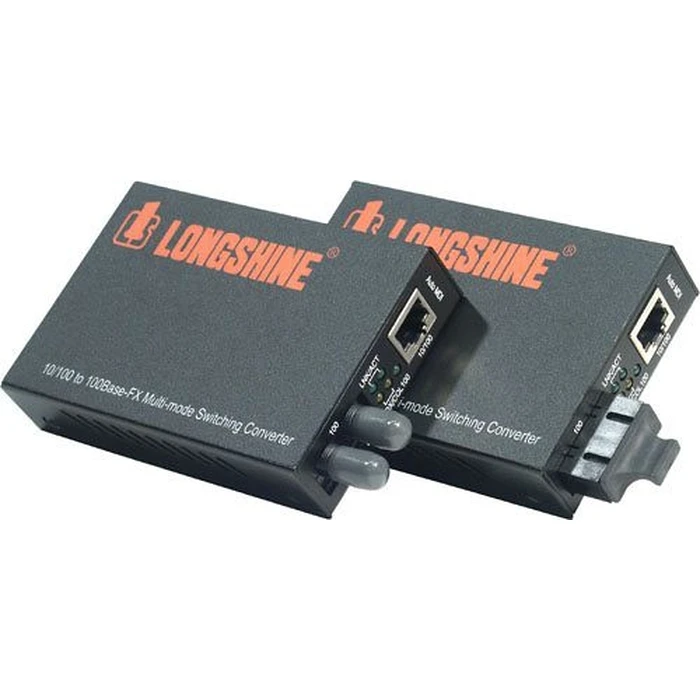 Converter Longshine 10/100TX to 100FX MultiMode ST