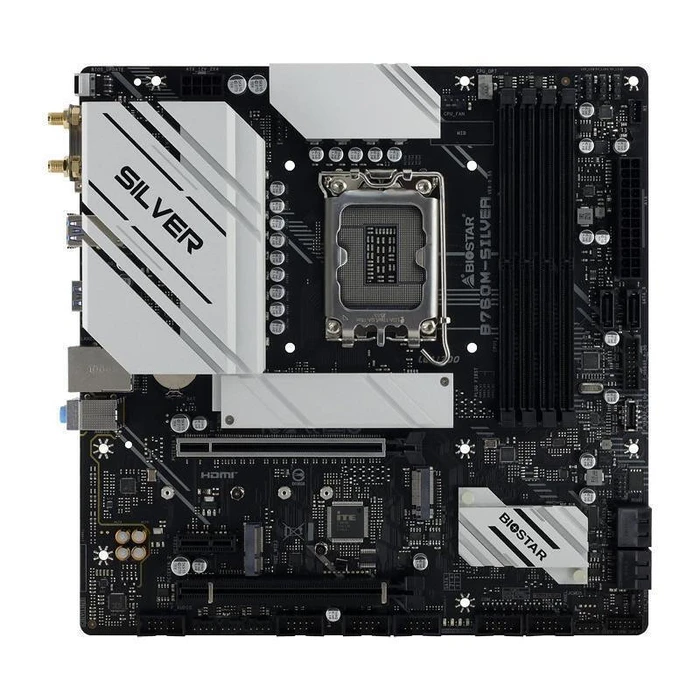 Motherboard Biostar B760A-Silver (B760,S1700,ATX,DDR5)