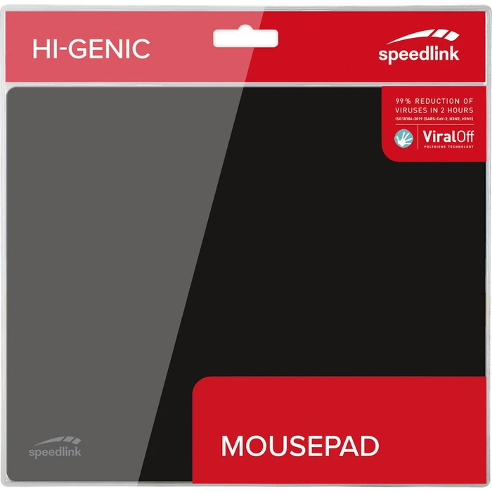 Mousepad Speedlink HI-GENIC, antiviral, Black
