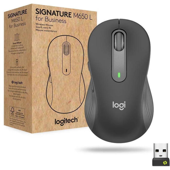 Ποντίκι Ασύρματο Logitech M650 L for business graphite