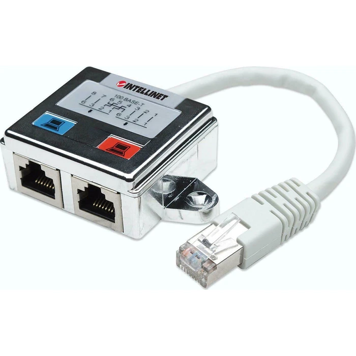 Αντάπτορας Δικτύου Intellinet Verteiler RJ45 2-Port FTP silver