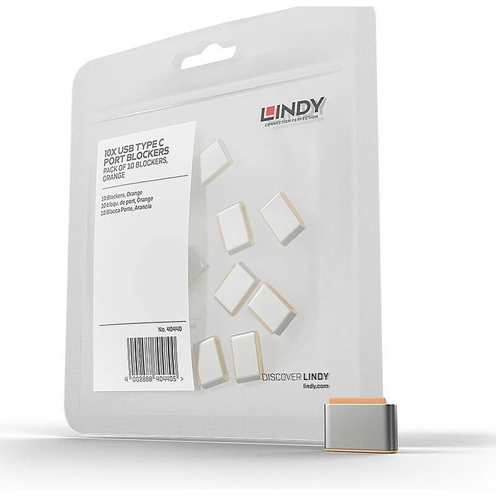Αξεσουάρ Lindy USB Typ C Port Schloss orange 10 pieces
