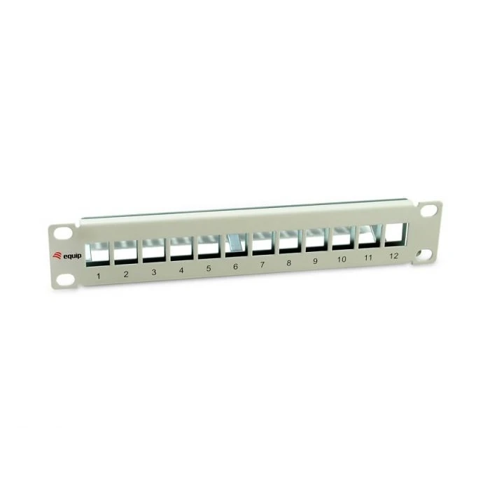 Patch Panel Equip 12x Cat6A 10" FTP 1HE Keystone Montage ws