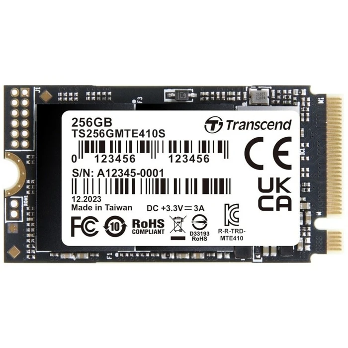 Σκληρός Δίσκος M.2 SSD 256GB Transcend MTE410S (M.2 2242) PCIe Gen4 x4 NVMe