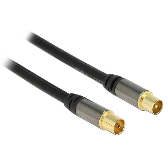 Καλώδιο Κεραίας Delock IEC -> IEC St/Bu 2.00m Black