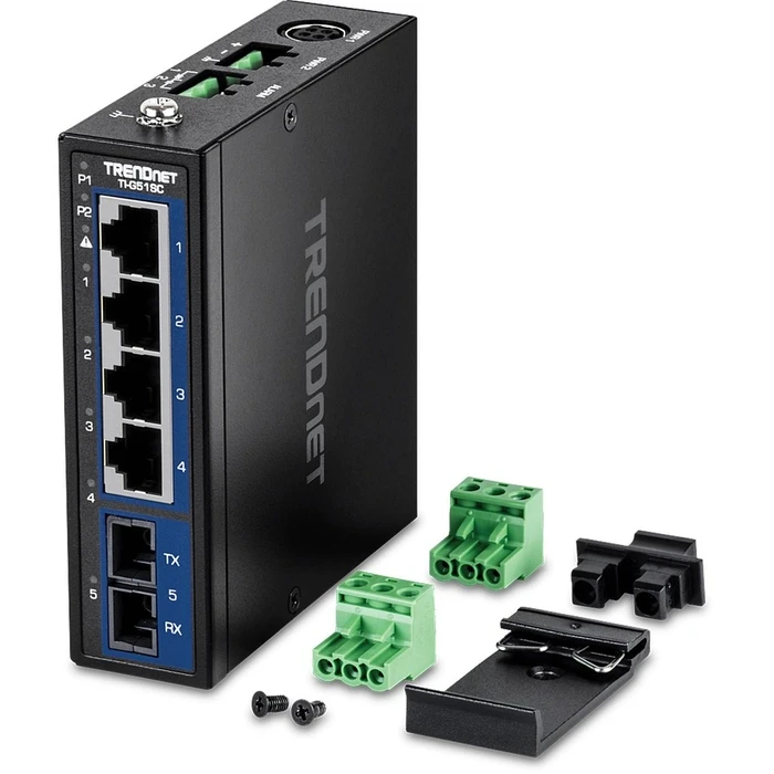 Network Switch Trendnet 5-Port Hardened Industrial Gigabit DIN-Rail