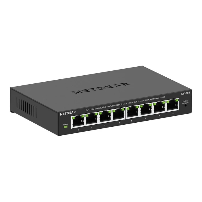 Network Switch Netgear 8x GE GS308E-400EUS Unmanaged Plus