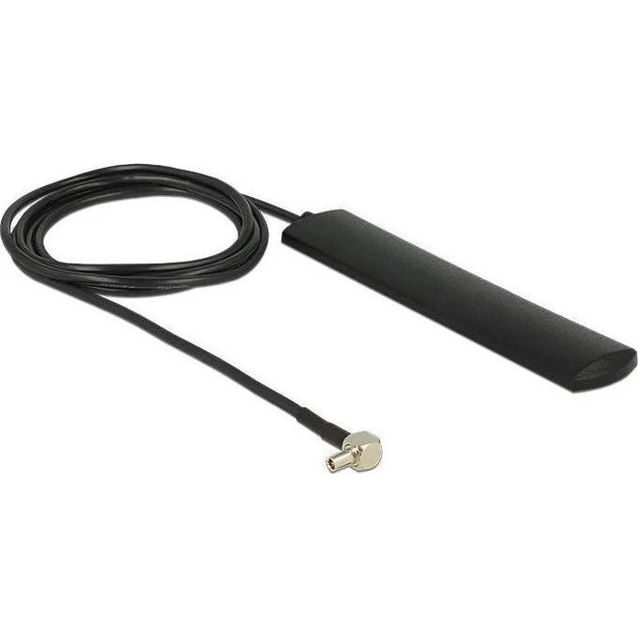 Κεραία WiFi Delock LTE-Antenne TS-9 3dBi 90° starr 1.00m Klebem.