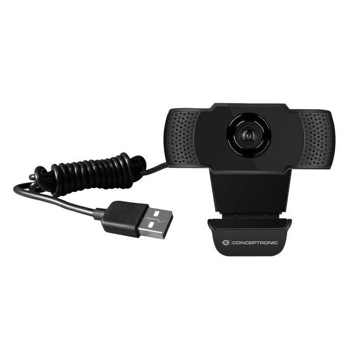 Webcam Conceptronic AMDIS 1080P Full HD +Microphone sw