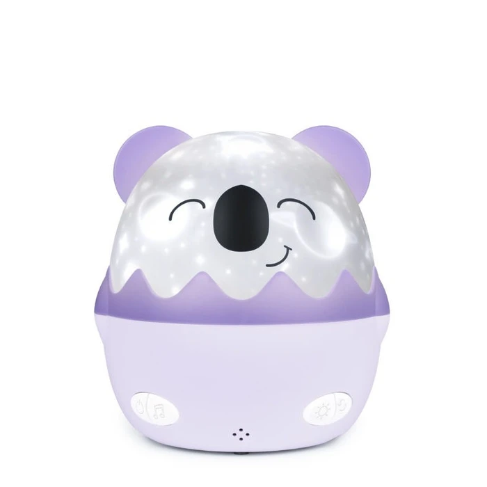 Night Light BigBen Kids Violet Koala With 360? Projection With Wireless Music Nlpkidskoala