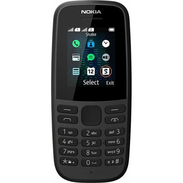 Smartphone Nokia 105 2019 4Mb Ds Black