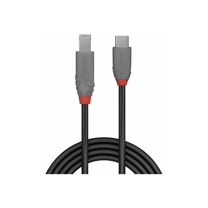 Καλώδιο USB-C Lindy Anthra Line 24 pin to USB Type B - 50 cm