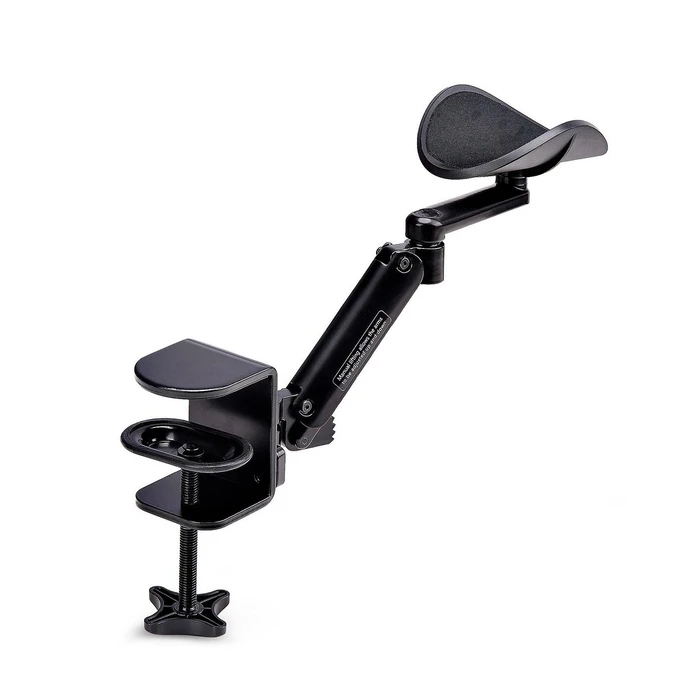 Arm Rest StarTech Adjustable For Desk, Clamp-On Install/No Drilling - Black