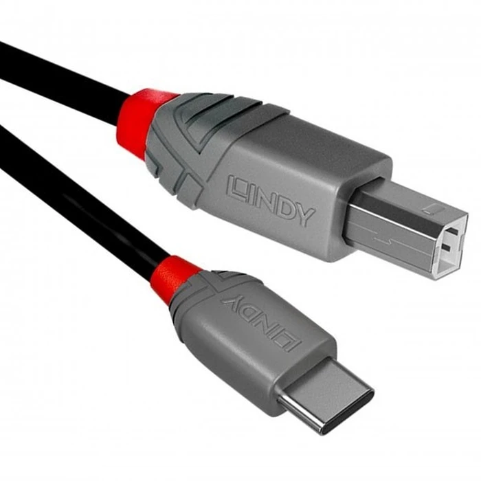 Καλώδιο USB-C Lindy Anthra Line 24 pin to USB Type B - 1 m