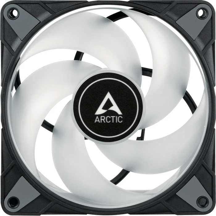 Case Fan 12cm Arctic P12 PWM PST RGB Black 3pc