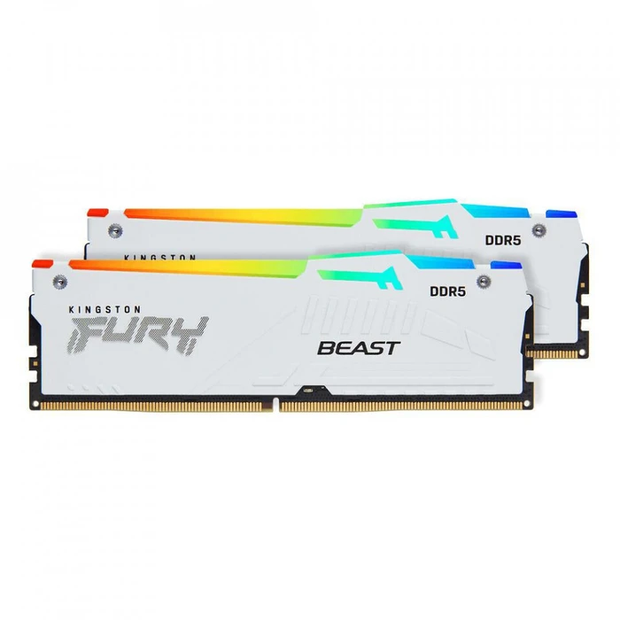 Μνήμη RAM Σταθερού DDR5 32GB Kingston FURY Beast RGB - 2 x 16GB - DIMM 288-pin - 6400 MHz / PC5-51200