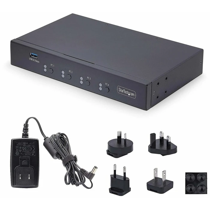 KVM Switch StarTech 4-Port USB 3.0 TAA Compliant - (P4A20132-KM)