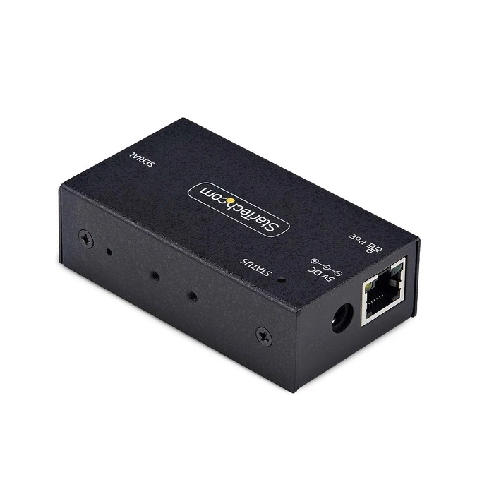 Converter StarTech Serial to Ethernet Adapter, IP LAN to RS232 DB9 - PoE - TAA Compliant