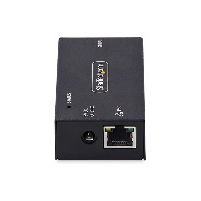 Converter StarTech Serial to Ethernet Adapter, IP LAN to RS232 DB9 - PoE - TAA Compliant