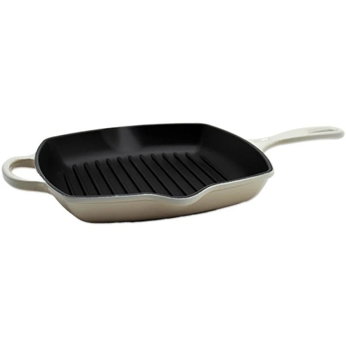 Τηγάνι Le Creuset Signature Square 26cm meringue (20183267160422)