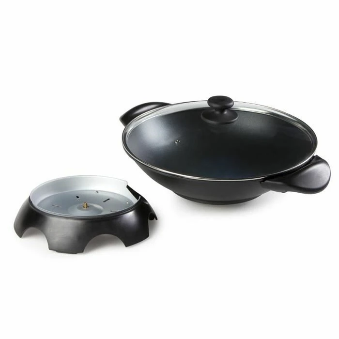 Τηγάνι Wok Domo DO-8708W 2000W 5 L Μαύρο