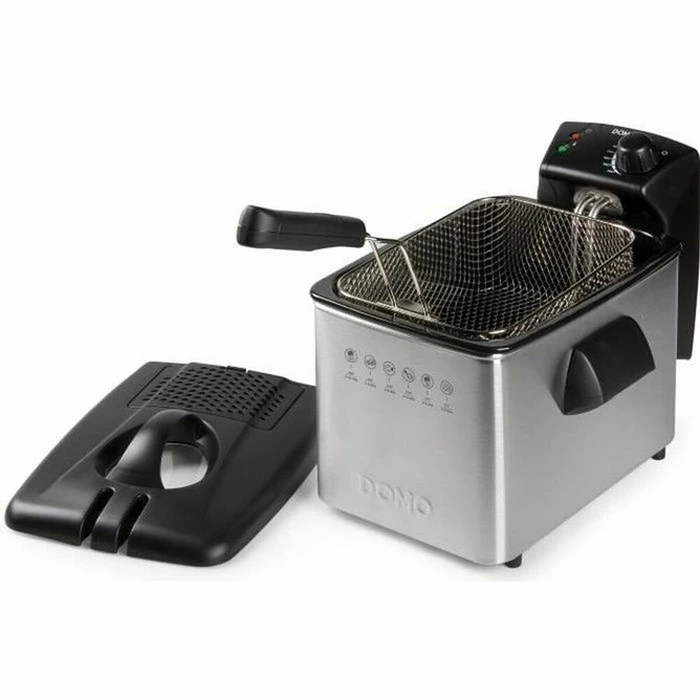 Air Fryer DOMO DO465FR 4 L 3000 W Ασημί Χάλυβας