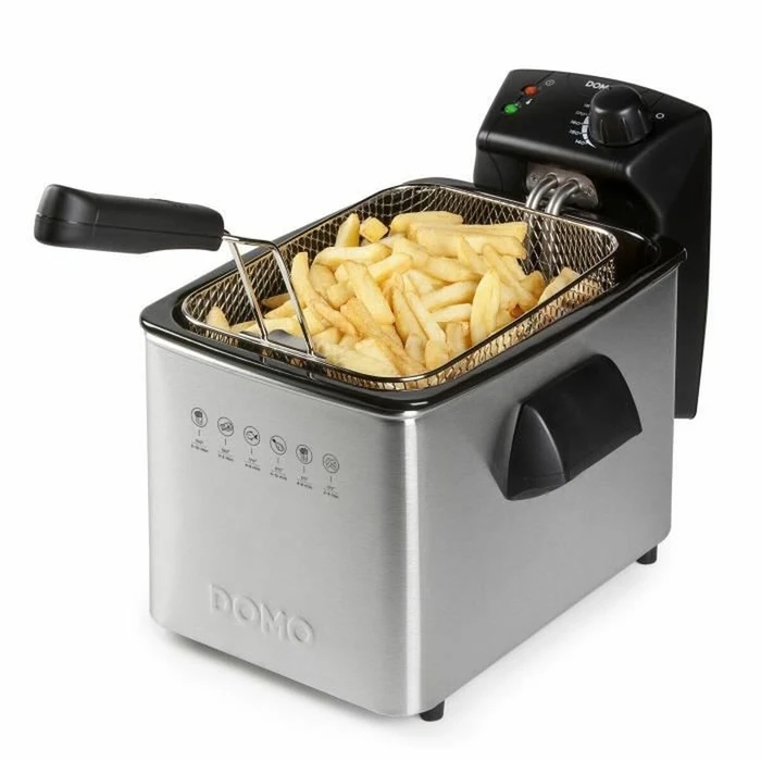 Air Fryer DOMO DO465FR 4 L 3000 W Ασημί Χάλυβας