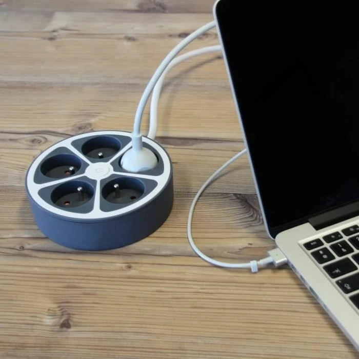 Πολύπριζο για Πρίζες 5 Θέσεων με Διακόπτη Chacon (1,5 m)