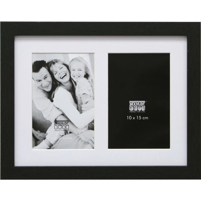 Κορνίζα γκαλερί Deknudt S66KA2 Wood black w. Passepartout 2x10x15