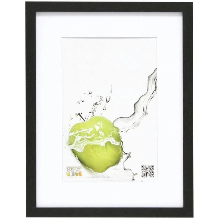 Κορνίζα Τοίχου Deknudt S66KF2 P1 20x25 Ξύλινη Μαύρη με Passepartout