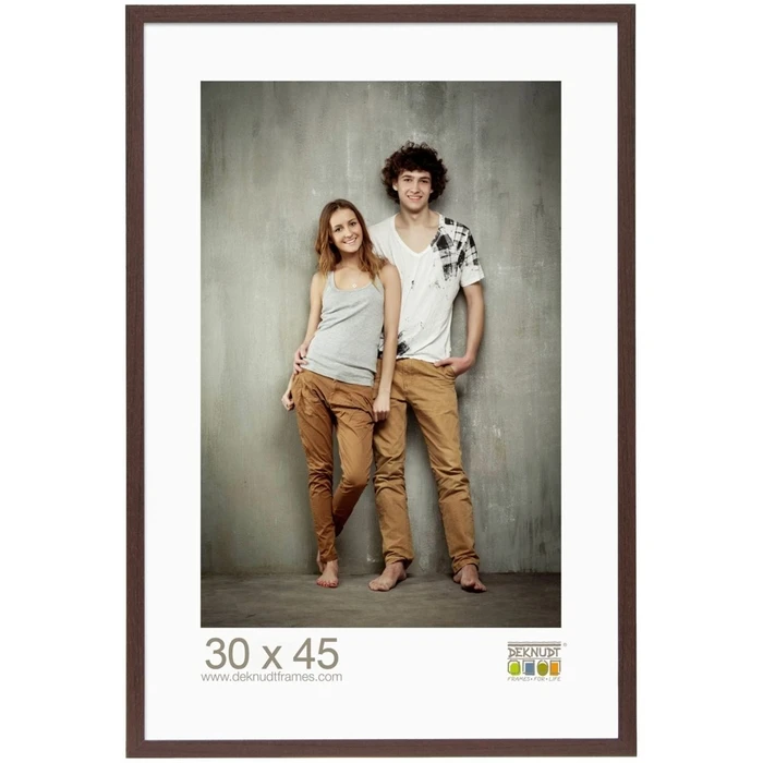 Κορνίζες τοίχου Deknudt S44CH4 30x45 Wood dark brown