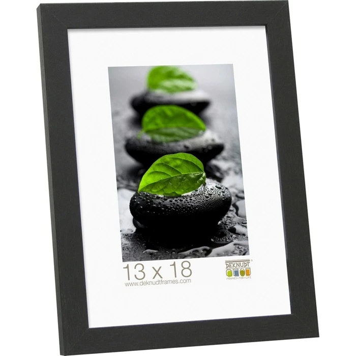 Κορνίζα Τοίχου Deknudt S44CF2 13x18 Wood Black