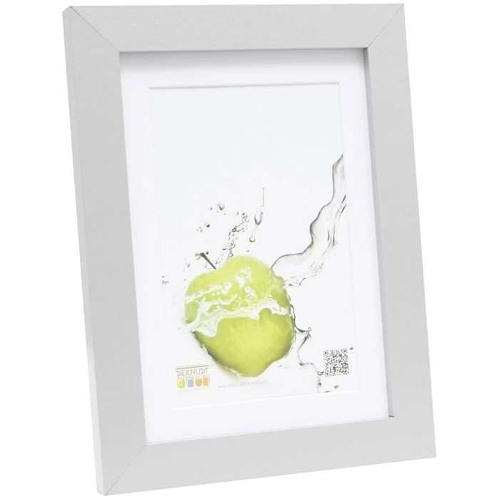 Κορνίζες τοίχου Deknudt S66KD1 P1 20x30 Wood silver w. Passepartout