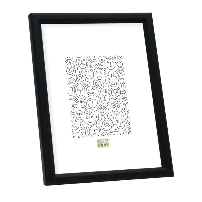 Κορνίζα Τοίχου Deknudt S236K2 Ξύλινη Μαύρη 15x20 cm