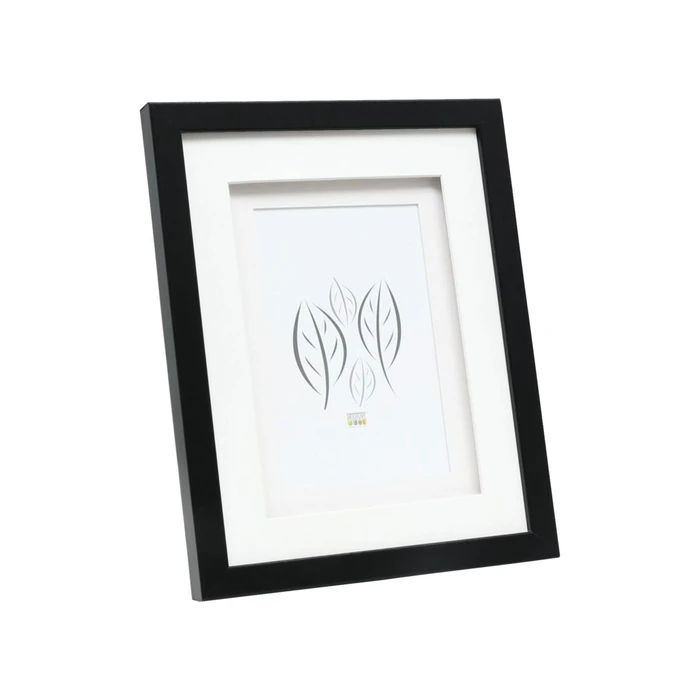 Κορνίζα Τοίχου Deknudt S65KK2 black 15x20 Wood double Passepartout