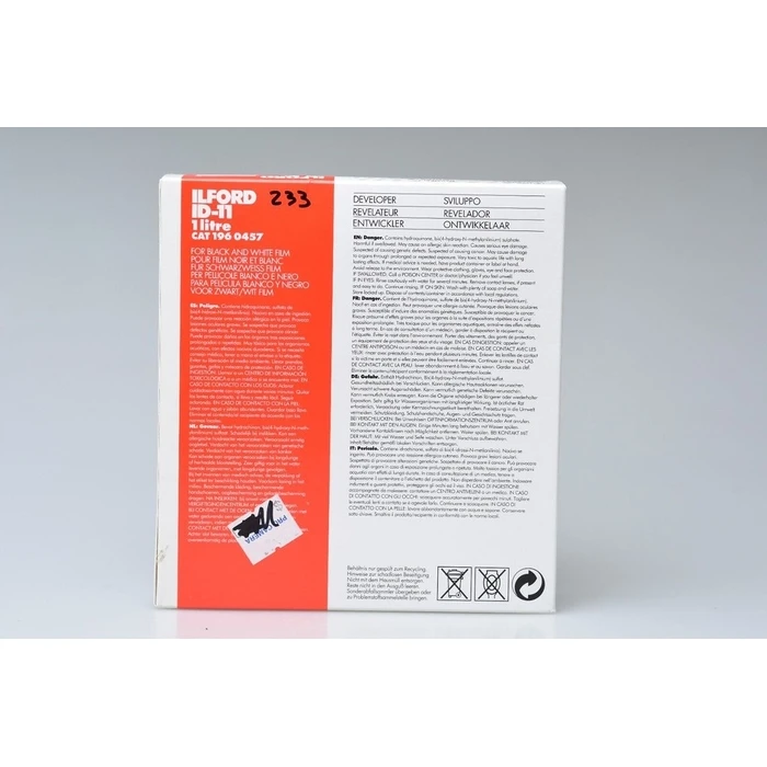 Αξεσουάρ Φωτογραφικών Μηχανών Ilford ID-11 Developper f. 1l