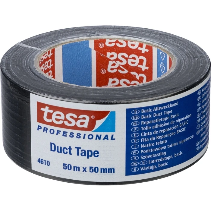 Αυτοκόλλητη Ταινία TESA 50m x 50mm Black 04610