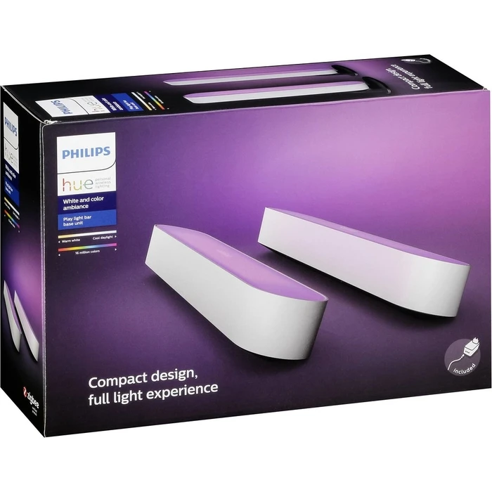 Διακοσμητικό Φωτιστικό Philips Hue Play Lightbar LED White 2-pack