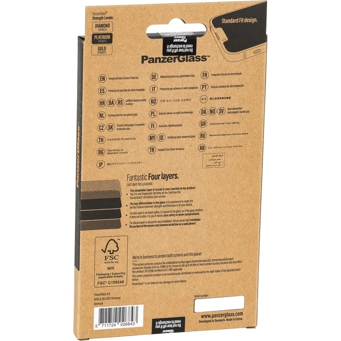 Screen Protector PanzerGlass for iPhone 6/6S/7/8/SE 2