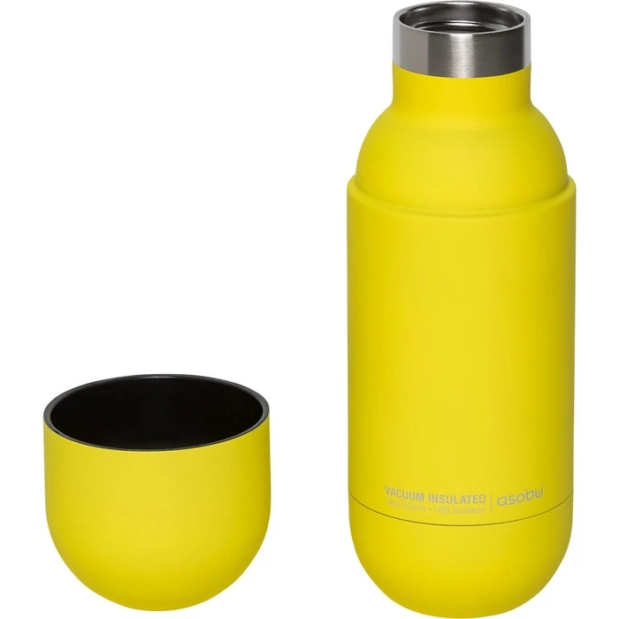 Θερμός Asobu Orb Bottle yellow, 0.46 L