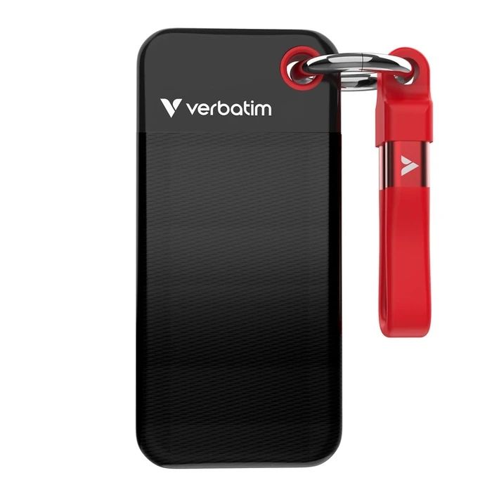 Εξωτερικός Σκληρός Δίσκος 1TB Verbatim Pocket SSD USB 3.2 Black/Red 32192