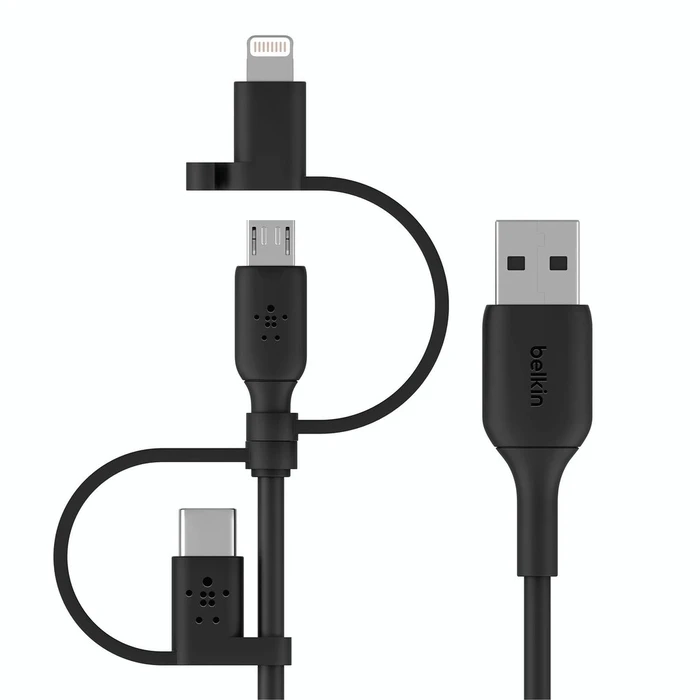 Καλώδιο USB Belkin 1,2m Lightn./Micro/USB-C - USB-A