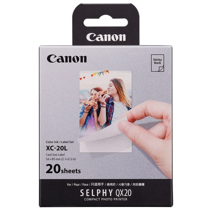 Φωτογραφικά Χαρτιά Canon XC-20 L Sticker Set 20 Sh. 54 x 85 mm