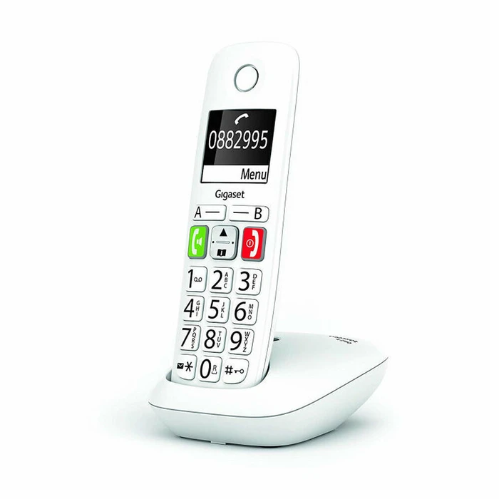 Ασύρματο Τηλέφωνο Gigaset E290 White (S30852-H2901-D202)