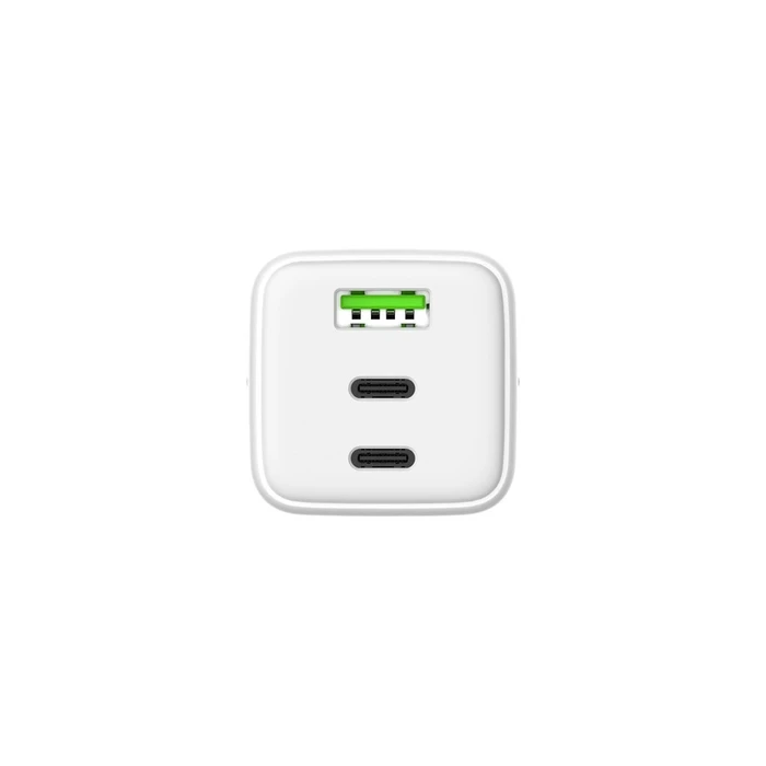 Φορτιστής Πρίζας Alkaya 65W USB-C+USB-A Adapter Triple Port - White