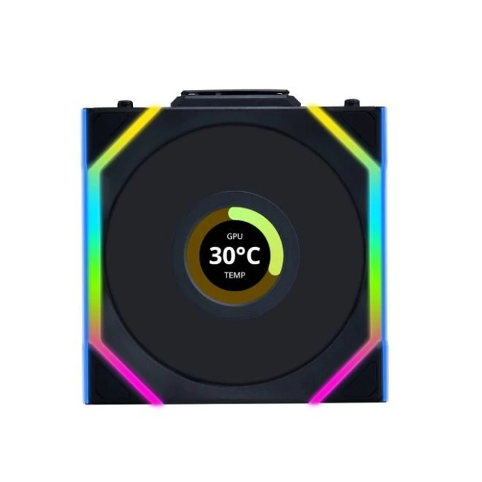 Case Fan Lian Li UNIFAN SL Wireless LCD 120-1PCS Black 