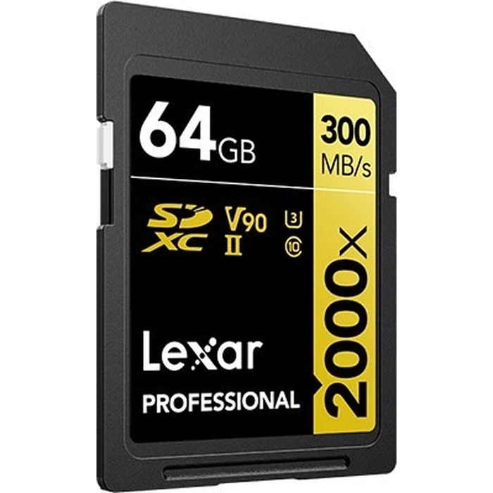 Κάρτα Μνήμης SDXC 64GB Lexar Professional 2000x UHS-II U3 ( 260/300 MB/s )